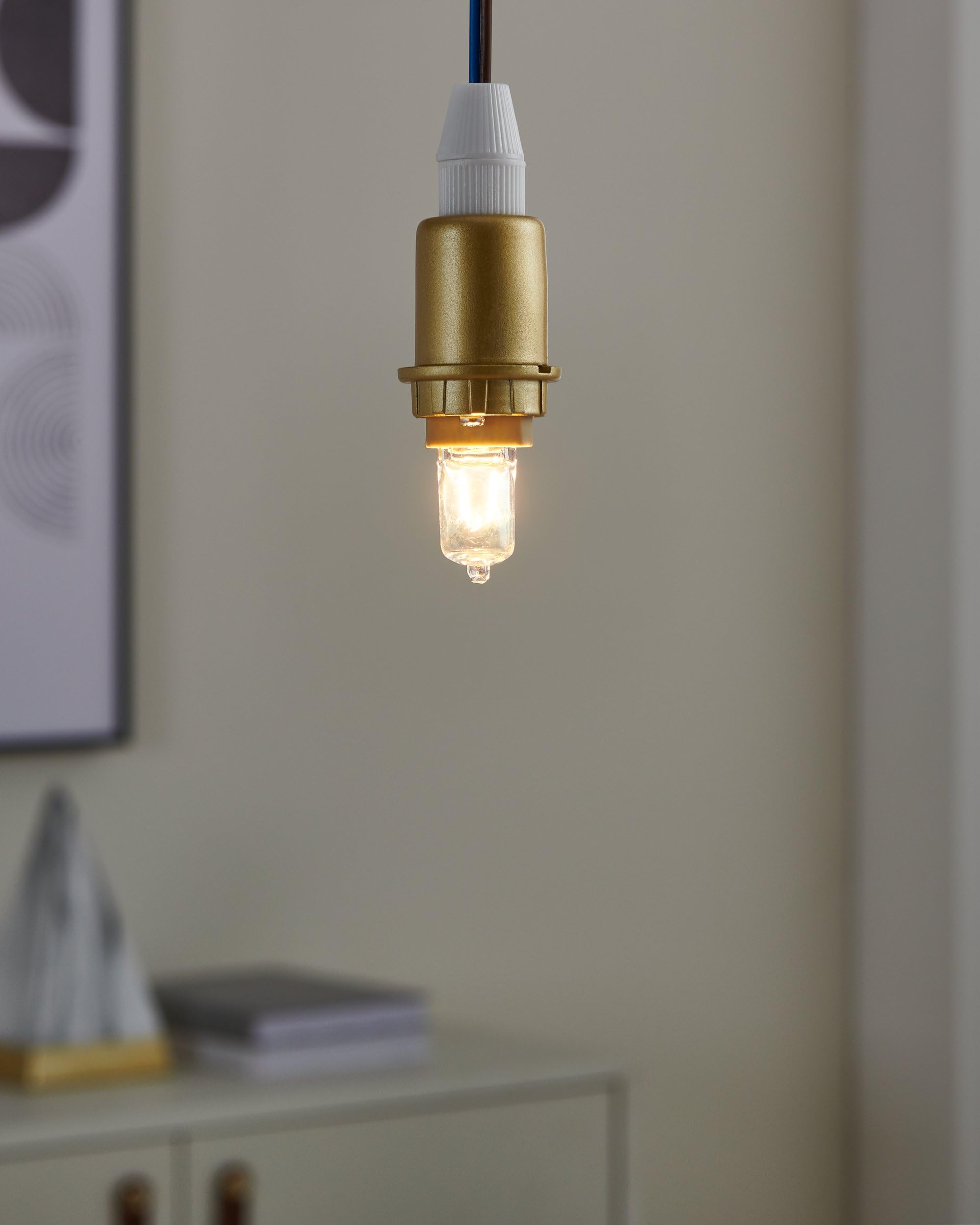EGLO 2-częściowy zestaw halogenowych lamp do piekarnika | żarówki G9 z trzonkiem na szpilkę, 2 źródła światła po 40 W, ciepła biel, 2700 Kelvin, odporne na temperaturę do 300°