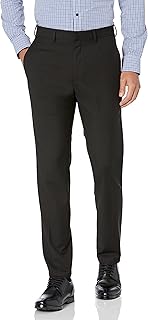 Kenneth Cole REACTION Men's Premium Stretch Texture Weave Slim Fit Dress Pant