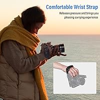 Vista 7 de SIRUI Kit de jaula de cámara con mango superior y correa de muñeca para FUJIFILM X-H2/X-H2S con riel NATO, placa QR para Arca, zapata fría, rosca