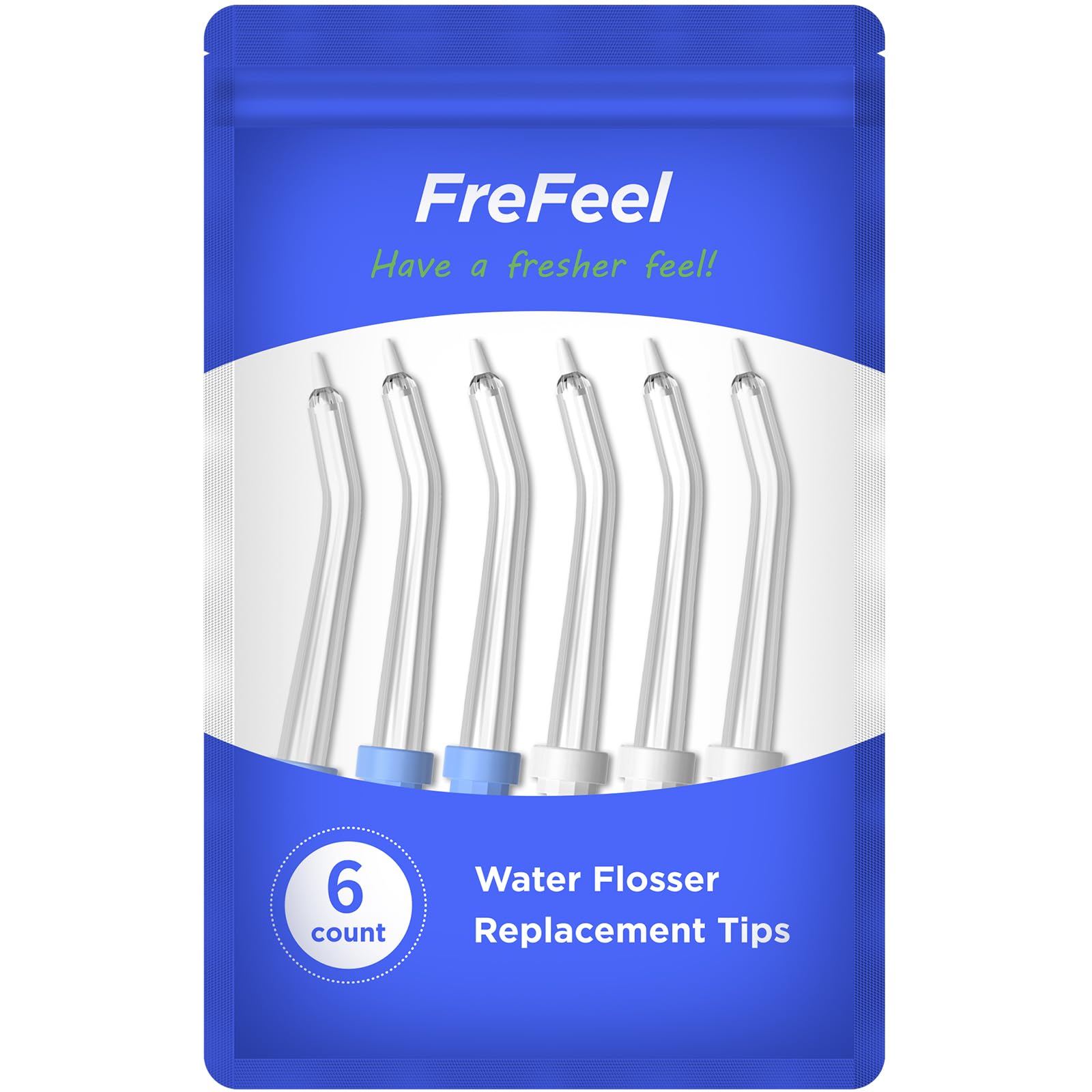 Cabezales de repuesto para Waterpik, puntas de repuesto para irrigador dental Waterpik | 6 puntas periodontales, púas de repuesto para irrigador dental Water Pik