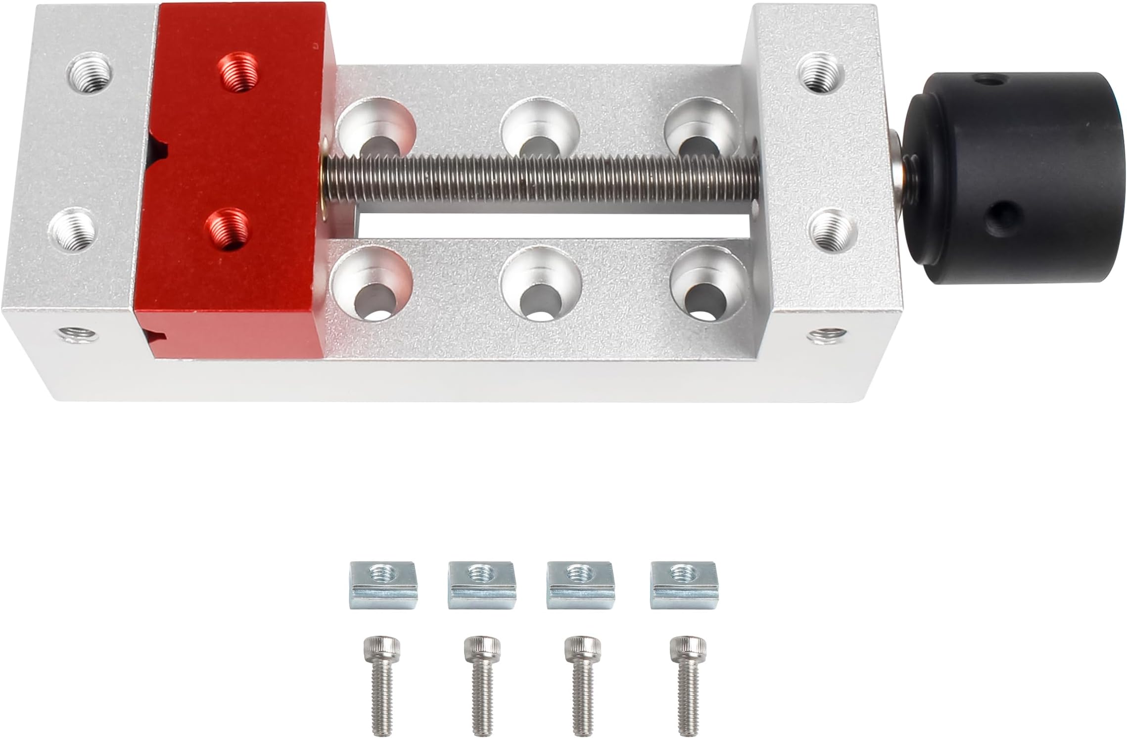 RATTMMOTOR High-Precision DIY Engraving Machine Mold Mini Right Angle Vise Clamp Working Range 50mm for DIY Mini CNC Router Milling Engraving Machine