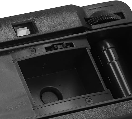 Miniatura 4 de Zyyini Cámara de película de 1.378 in, cámara de película reutilizable de 1.378 in con flash, película vintage compatible con película en blanco y