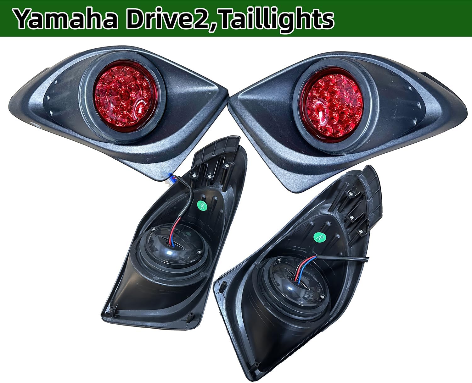 Golf Cart Yamaha Drive2 LED Light Kit | LED Headlights & Tail Lights for Yamaha Drive2 Yearly 2017-up