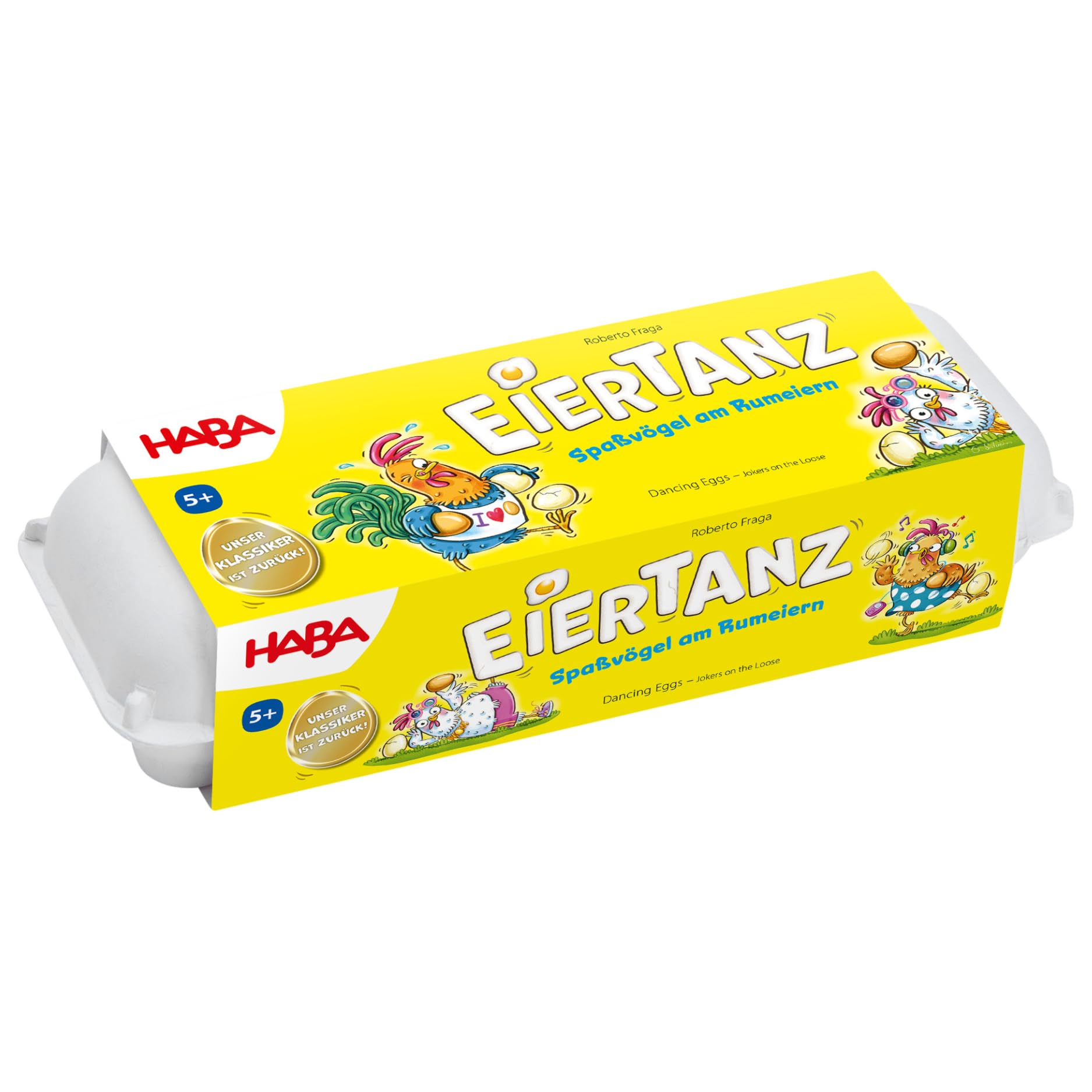 HABA Eiertanz – Der Spielklassiker aufregendes Geschicklichkeitsspiel für die ganze Familie ab 5 Jahren – 2012206001