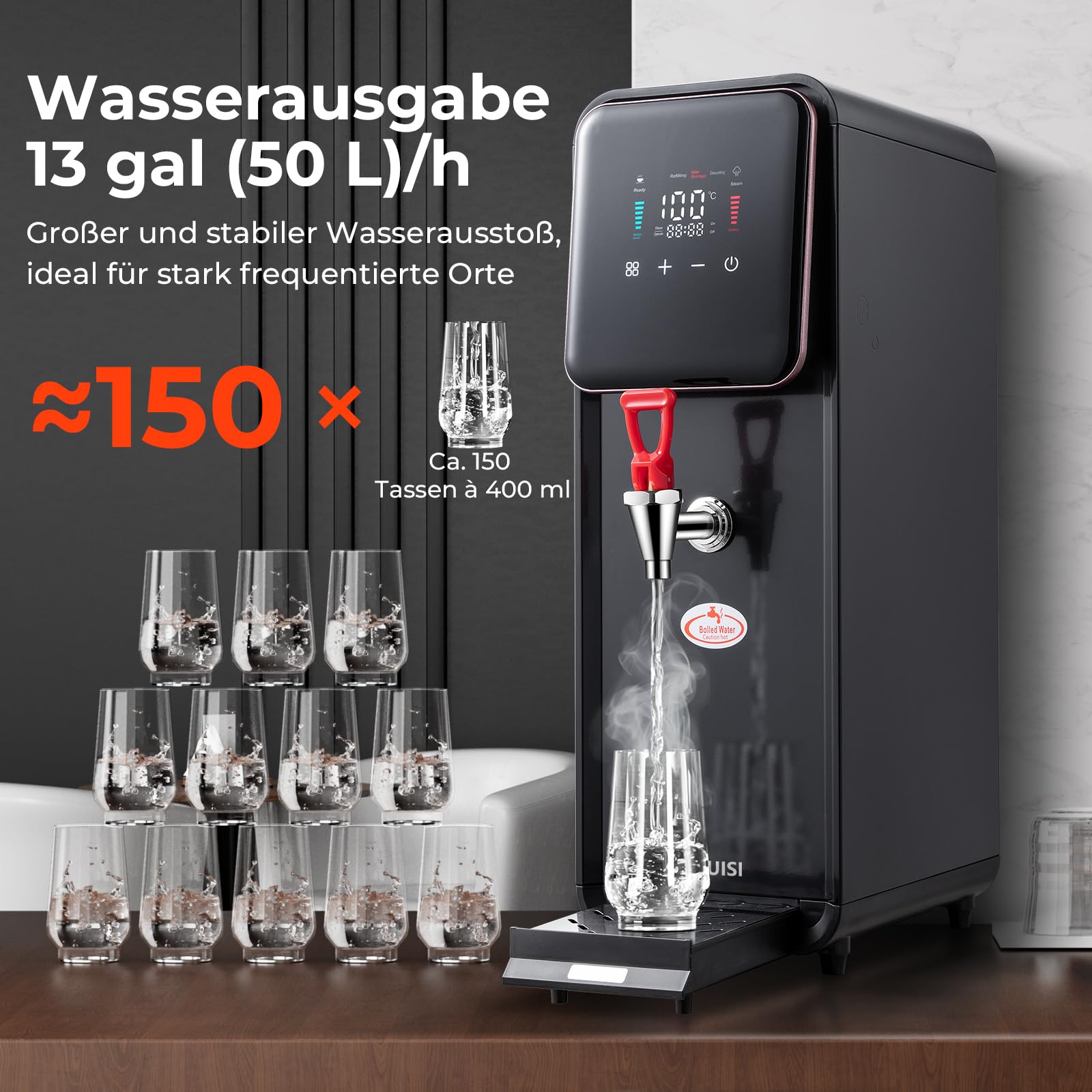 Heißwasserspender Gewerblich 12 L Wasserkocher