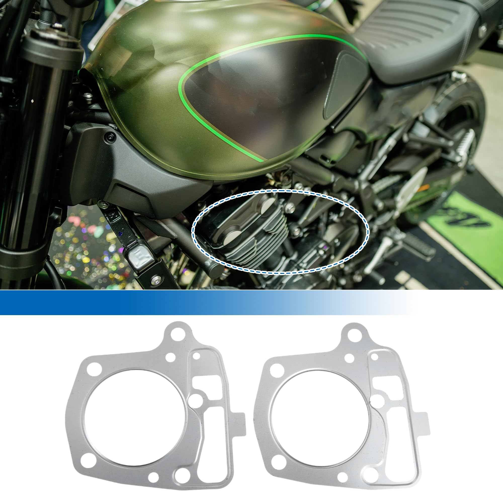 uxcell 1 Set Gasket Kit for Kawasaki FR651V FR691V FR730V FS691V