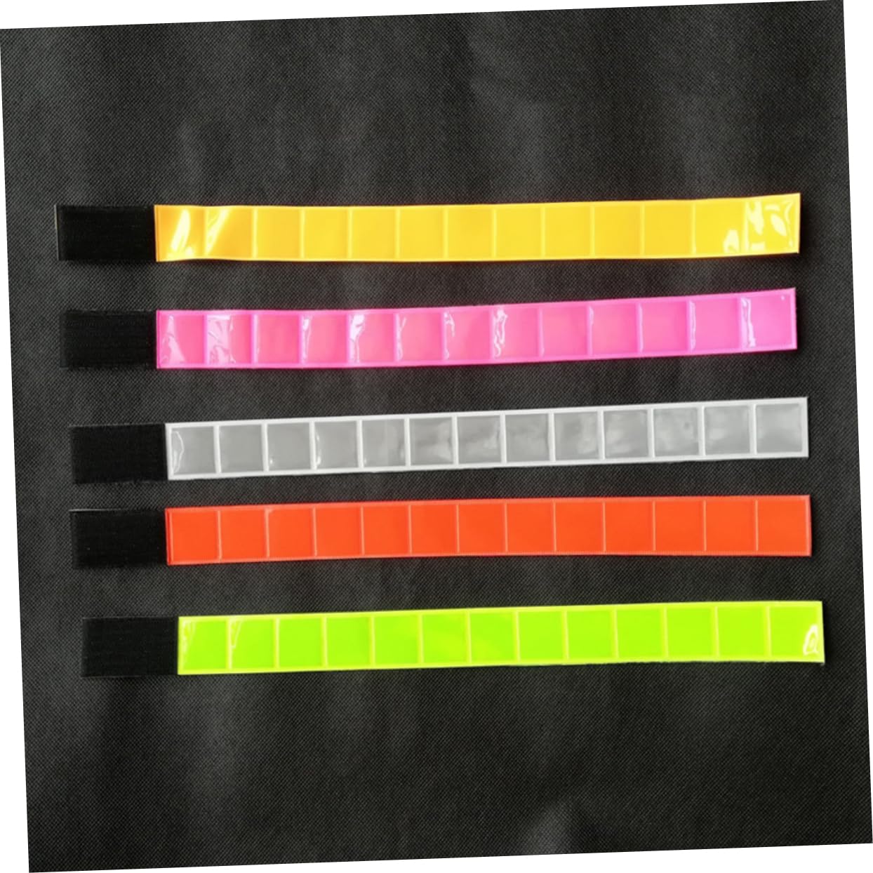 BESPORTBLE 12 Piezas Brazaletes Reflectantes Banda Reflectora para Ciclismo Pulseras De Visibilidad Pulseras Fluorescentes para Concierto Pulseras Luminosas Pulseras Luminosas para
