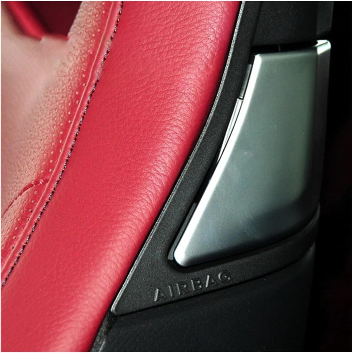 Car Seat Handle Car Front Fit For Seat Backrest Lock Switch Cover Handle Left/Right Car Front Fit For Seat Adjustment Switch Fit For Benz C-Class W204 E-Class W207 Attractive And Durable(Matte Right)