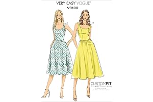 Vogue Patterns V9100: The Perfect Fit for Misses' Dresses