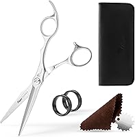 Fagaci Professional 6 Inch Hair Cutting Scissors - Razor Sharp ATS314 Steel Blades for Precision Barber Shears