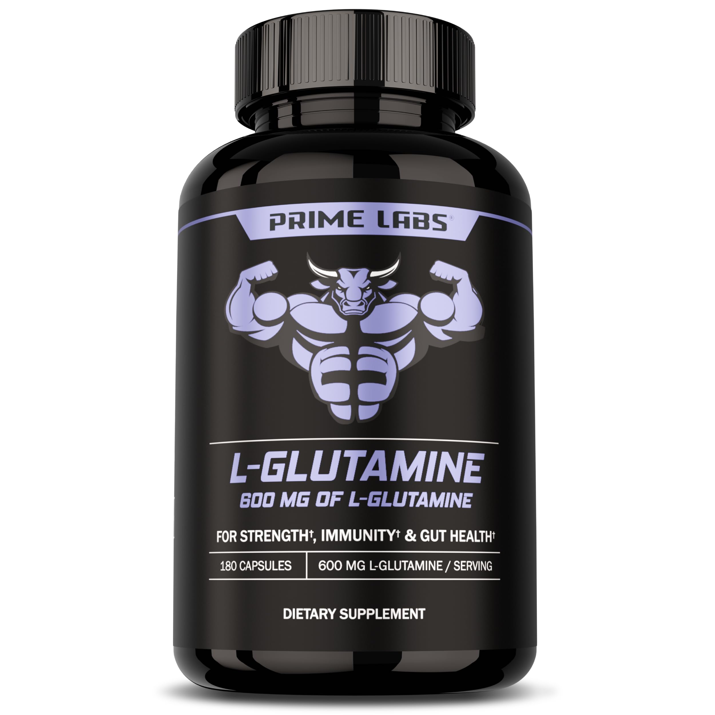 Amazon.com: Prime Labs L Glutamine Capsules 600mg - Supports