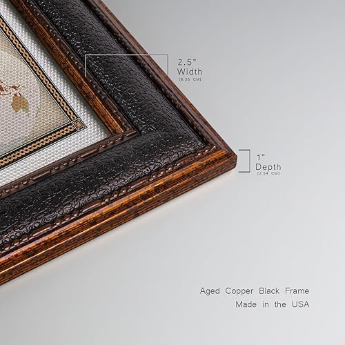 Miniatura 6 de Renditions Gallery Lienzo decorativo de pared colorido con marco negro para colgar en la pared, mapa de viaje con alfileres para el hogar, oficina,