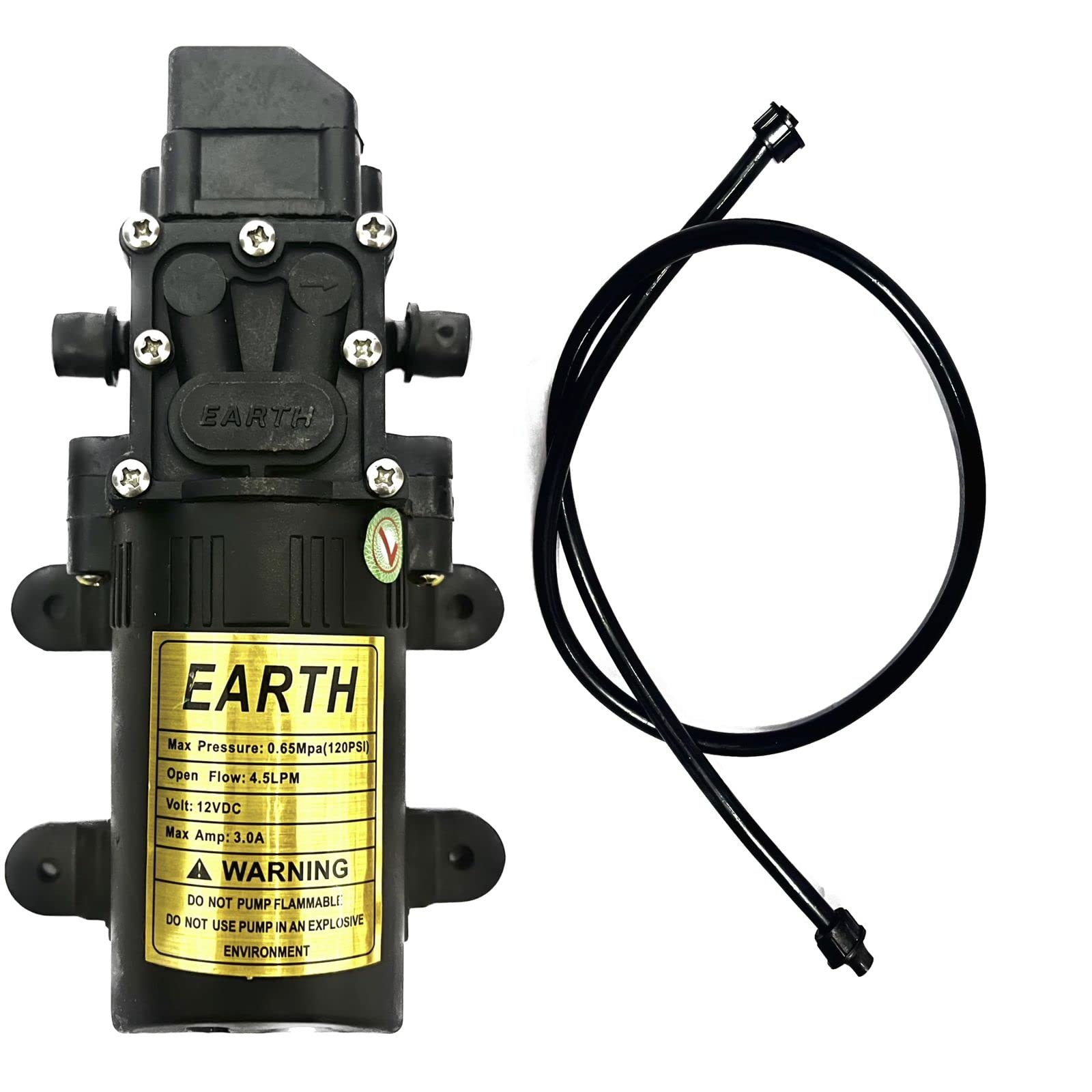 Garden Basket Agriculture Battery Sprayer Motor Pump 12V DC Diaphragm High Performance Water Pump 100 PSI And 1.25 Meter Pipe Combo Set Diaphragm Water Pump (2 hp) (B0B18V2DLK) Amazon Price History, Amazon Price Tracker