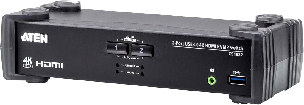 2-Port 4K60 Single View Hdmi Kvmp