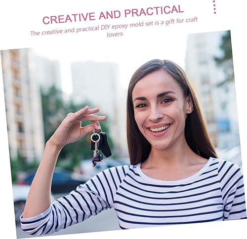 Miniatura 6 de Molde de tenticle para decoración de llavero, moldes de epoxi de cristal creativo, moldes de silicona para llaveros