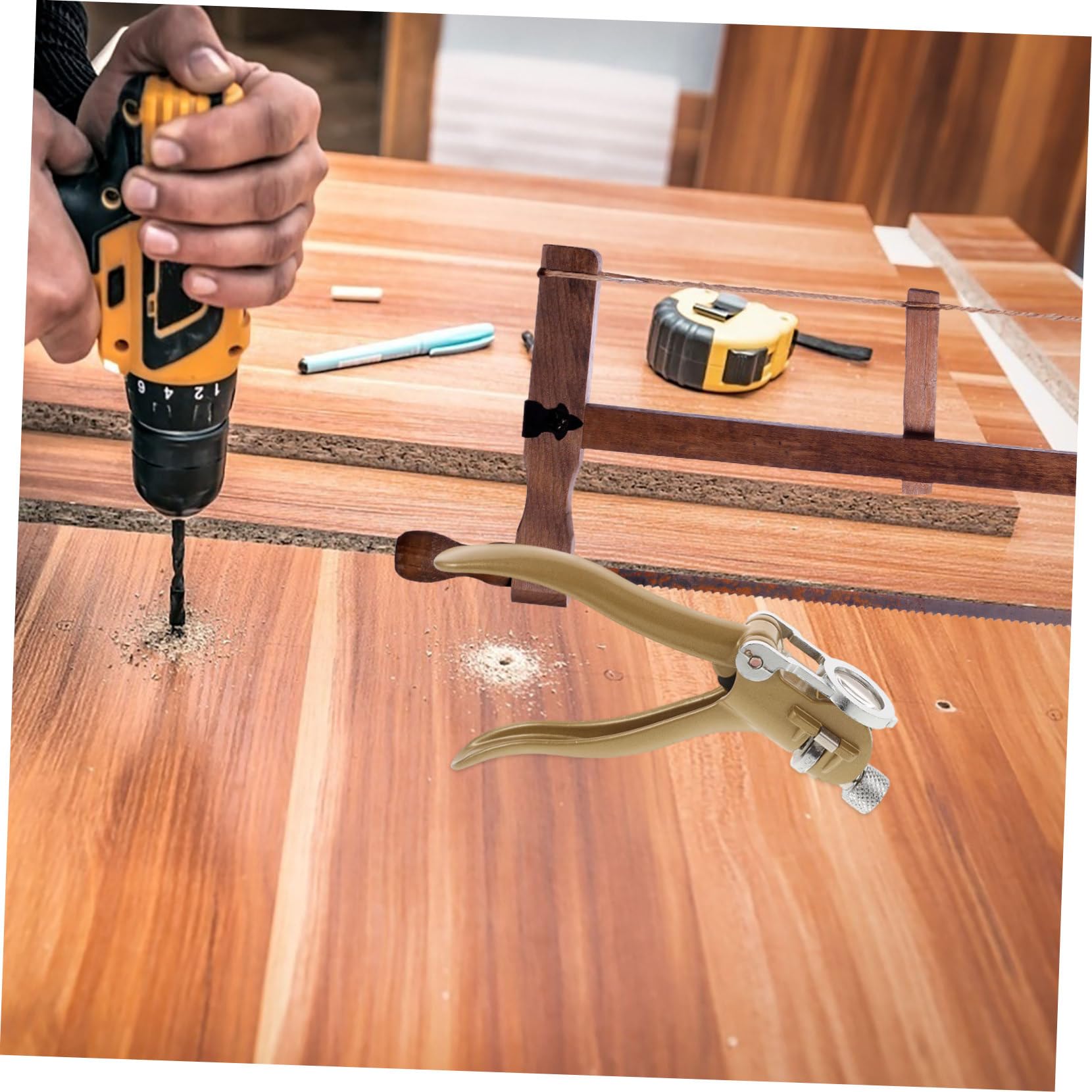 HOMSFOU Strumento per Set di Seghe Pinza Regolabile Utensile Versatile per Set di Seghe Pinza Utensile Multiuso Forniture per Lavorazione