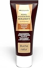 Acrylic Wood Putty Fine Filler for Wood, OSB and Walls Beech Natural 24, 250 g Tube