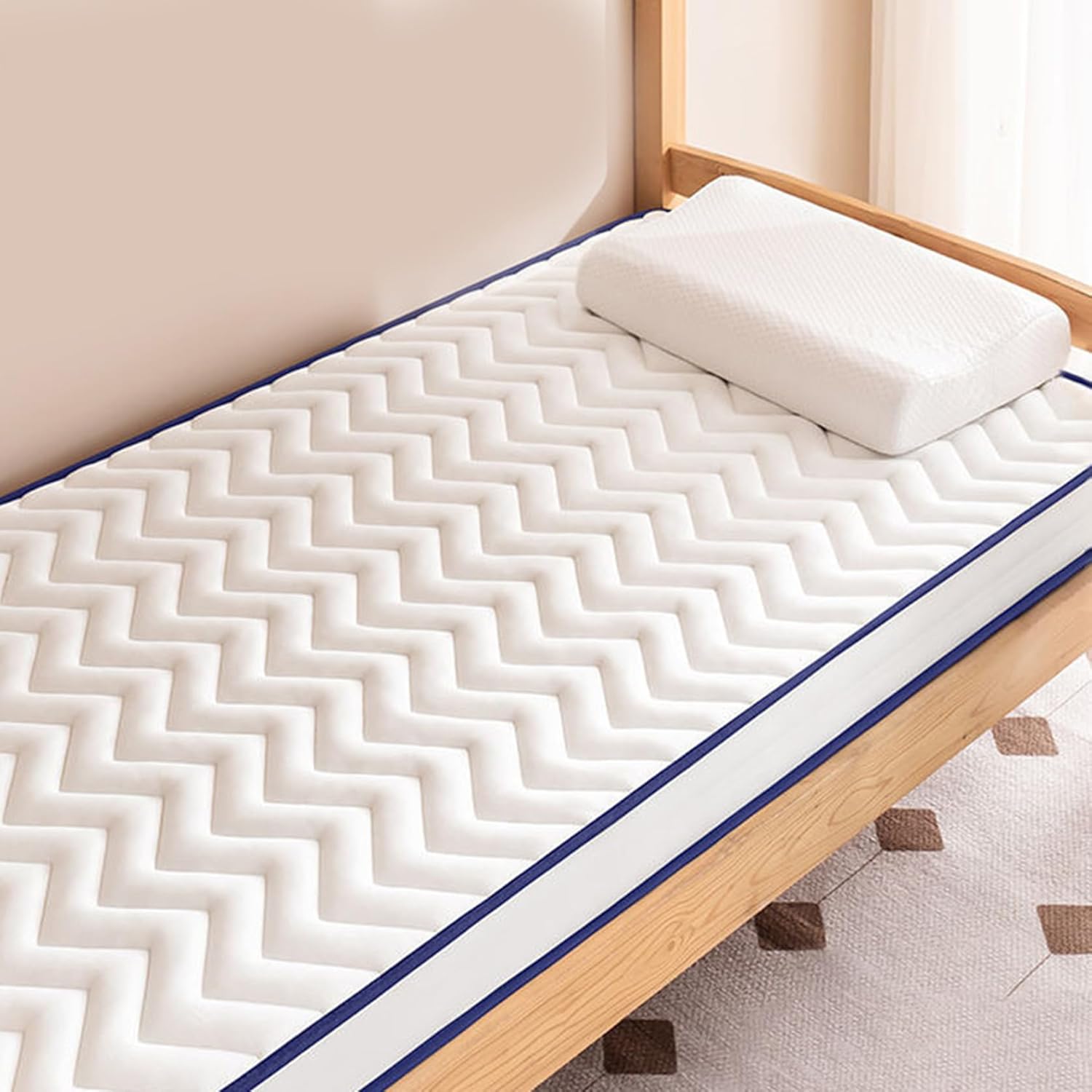 [ムリョ] 高反発 マットレス セミダブル 低反発 ふっくら 吸湿発熱 パッド モダン ほこりが出にくい 洗濯機対応 防湿 ペット用