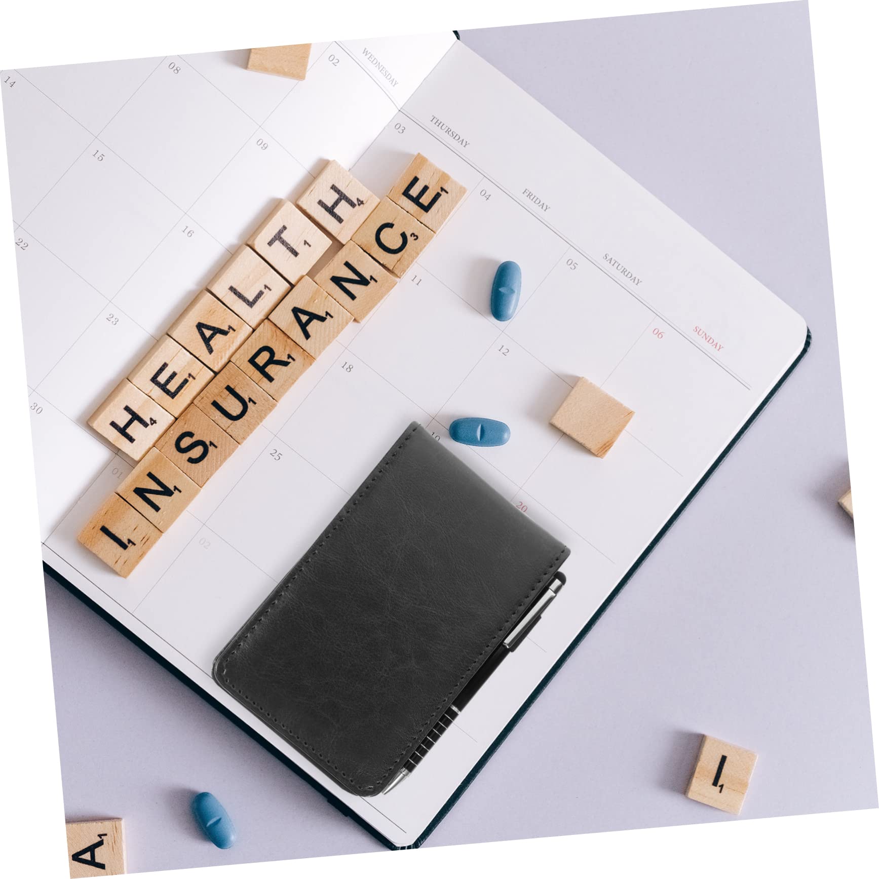 VILLCASE 3juegos Cuaderno De Portátil Con Bolígrafo Libreta De Multifuncional Para Proyectos y Para Empresarial y Personal Material Pu Elegante y Práctico