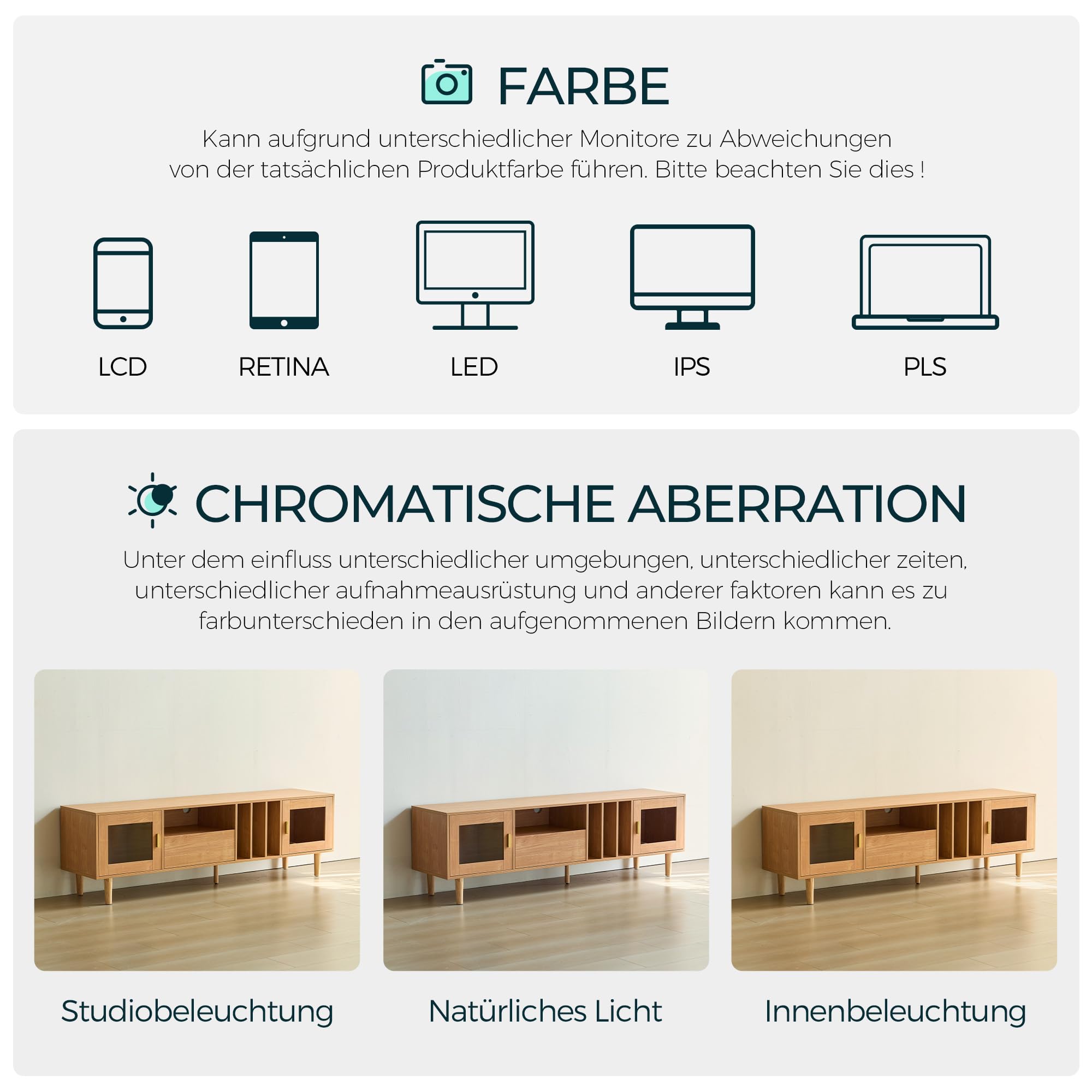 LINSY HOME TV Schrank, TV Lowboard mit 2 Türen und 1 Schubladen, Fernsehtisch mit Einlegeboden, Fernsehschrank für TVs bis 70 Zoll, 175 x 40 x 52 cm