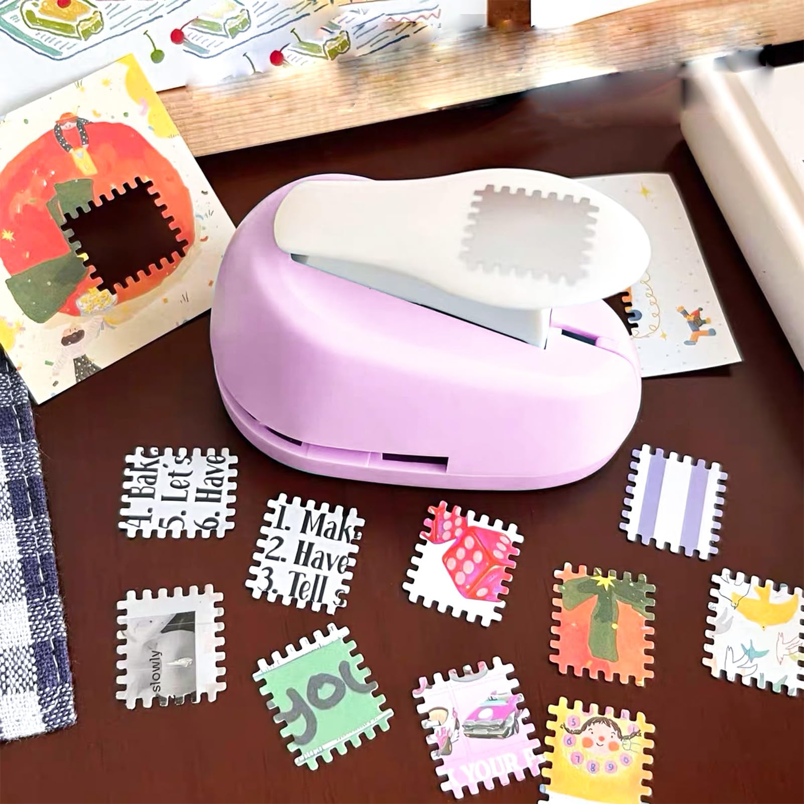 Amazon.co.jp: TattiOut 【パターン更新中】クラフトパンチ 切手 ミニ