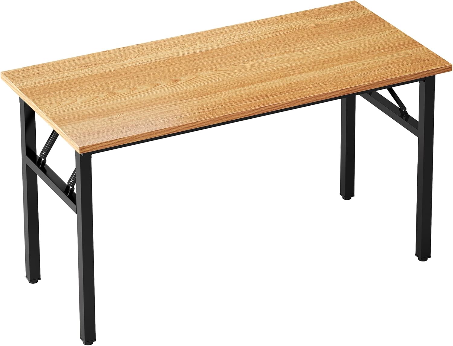 Folding Desk, 62 inch No Assembly Folding Desks for Small Spaces, Sturdy Foldable Computer Desk, Functional Home Office Desks, Study Writing Desk Office Table Workstation for Home Office Outdoor