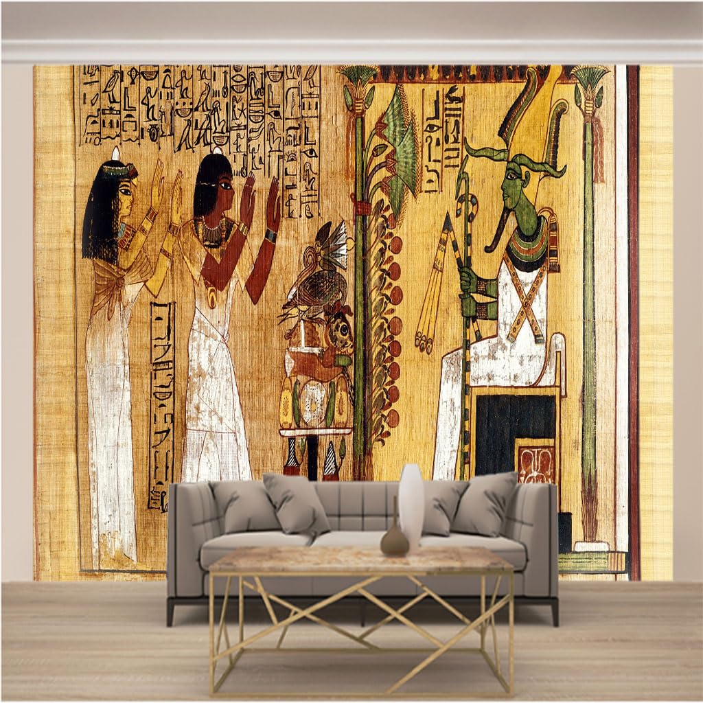 Papier peint panoramique égyptien salon chambre tapisserie 3D