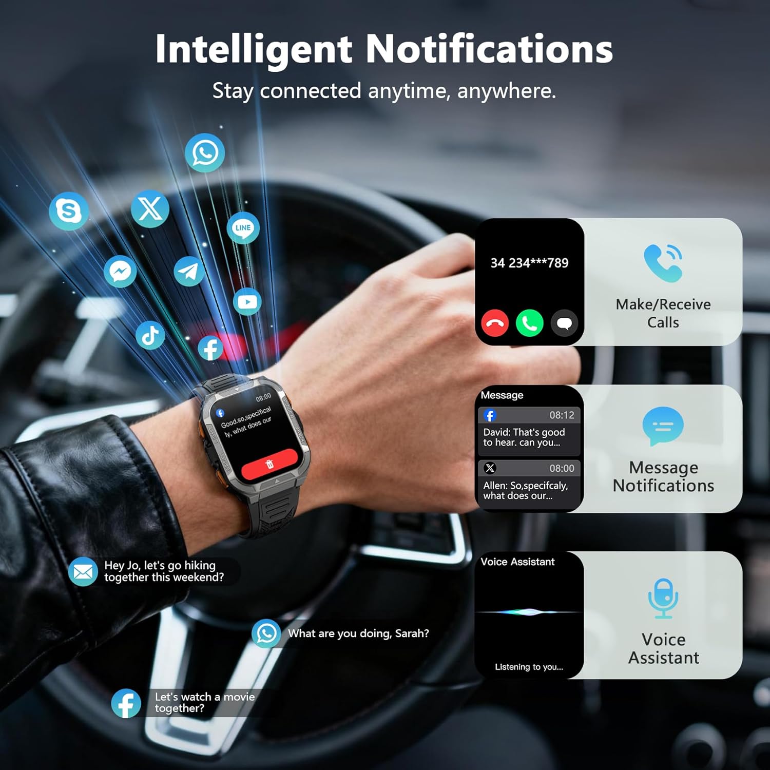 Blackview GPS Smart Watch for Men with ChatGPT, AI Translator, Compass & Flashlight/100-Day Battery/Bluetooth Calling/Health Monitor/100+ Sports,Fitness Tracker for iPhone/Android Phones 7 71rwDIbgEPL. AC SL1500
