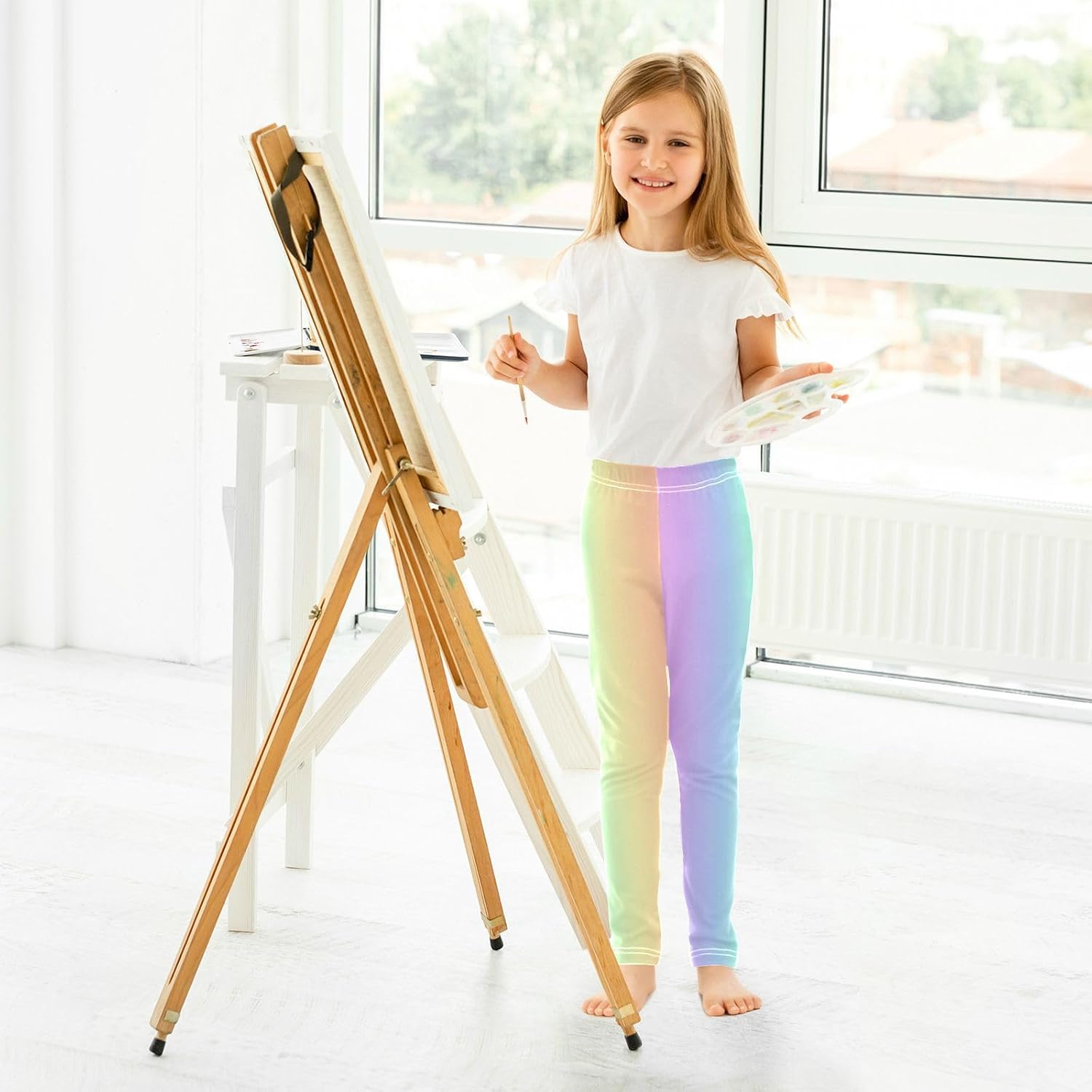 Boccsty Brown Snake Skin Girls Leggings Christmas Kids Yoga Pants Dance Active Tights 4T-10T