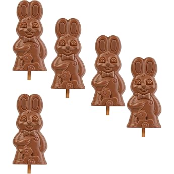 Easter Bunny Chocolate Easter Chocolate Various Figures to Choose From Set of 5