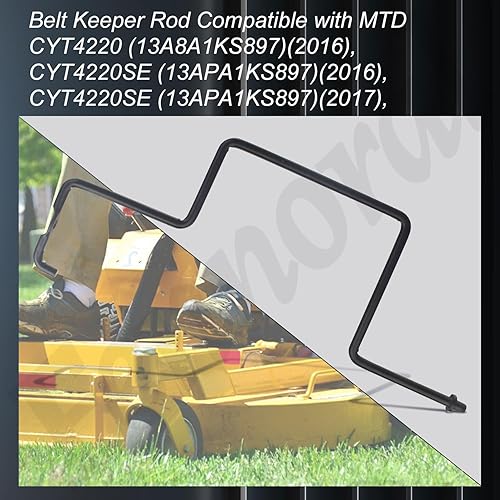 Miniatura 7 de 747-06239B - Barra de sujeción de correa compatible con cortacésped MTD Troy Bilt Cub Cadet XT1 XT2 LX46 LX42 LT46 LT42 TB2246 T8000, reemplaza