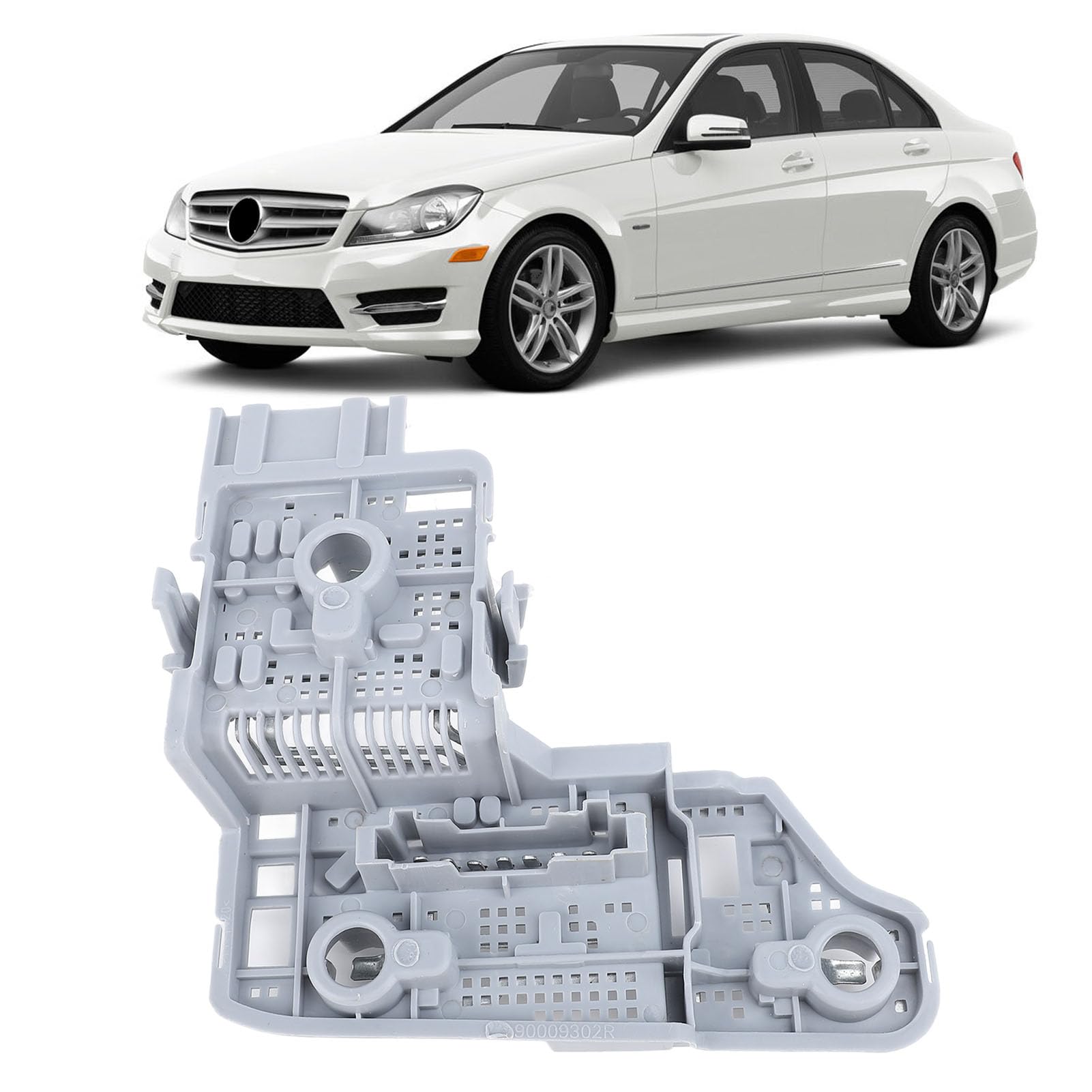 Akozon Robuster Aluminium-Rücklichtlampenhalter für Limousine der C-Klasse W204 (hinten rechts: 2048202577)