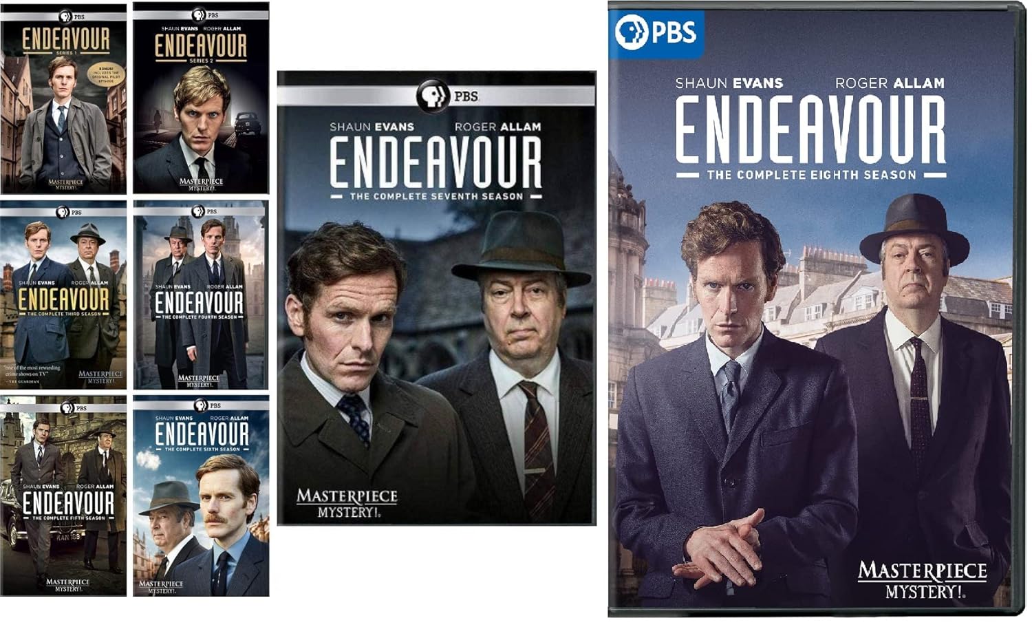 Masterpiece Mystery Endeavour Complete Series Season 1-8 DVD