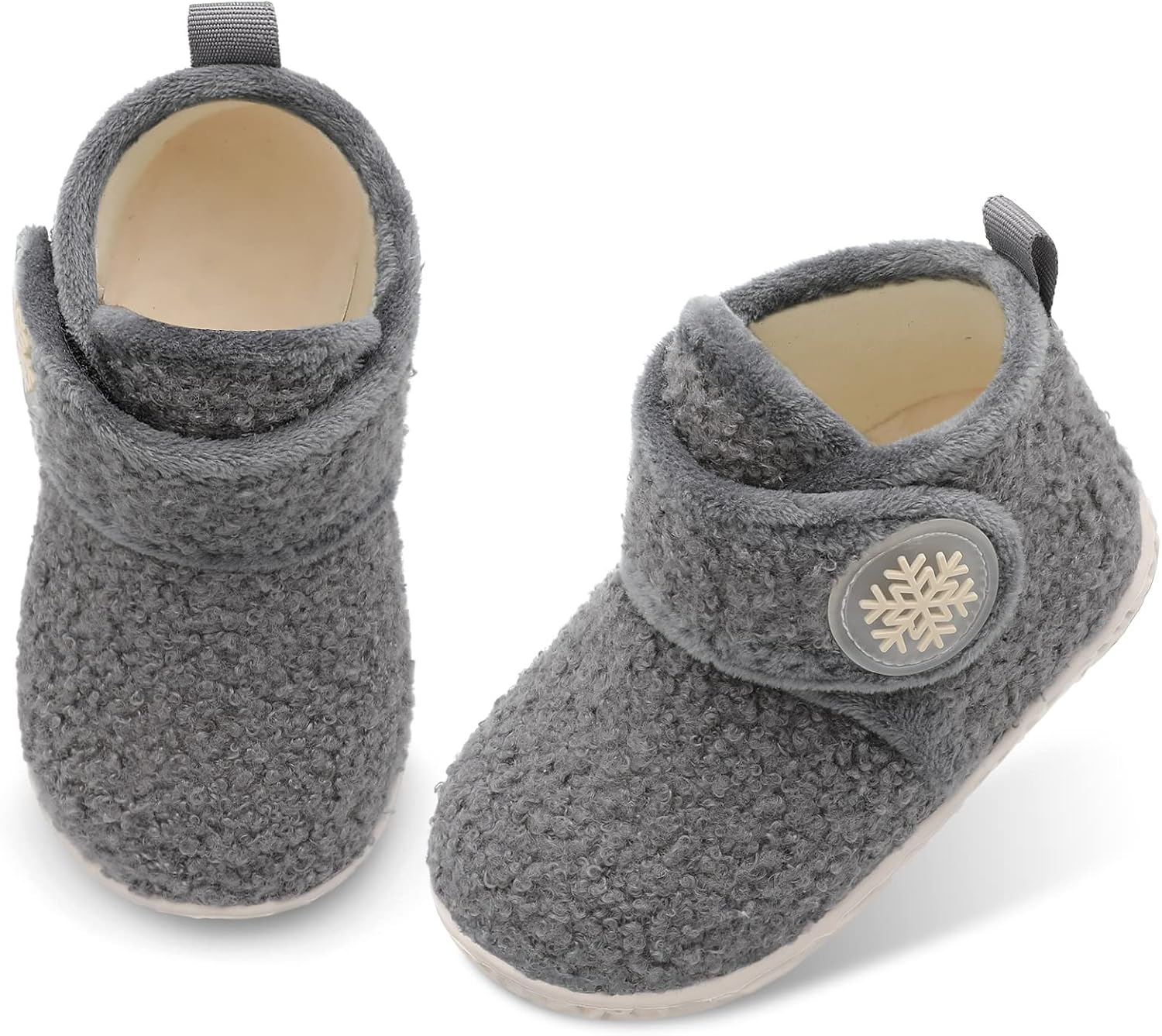 LeIsfIt Toddler Slippers Boys Girls House Slippers Kids Winter Boots Warm Lightweight House Shoes Non-slip Indoor Slipper Shoes - Image 6