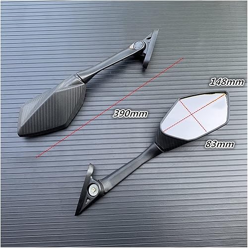 Miniatura 5 de Espejo retrovisor de motocicleta para Yamaha para XMAX 300 400 125 250 2017 2018 2019 motocicleta espejo lateral negro espejo retrovisor de plástico