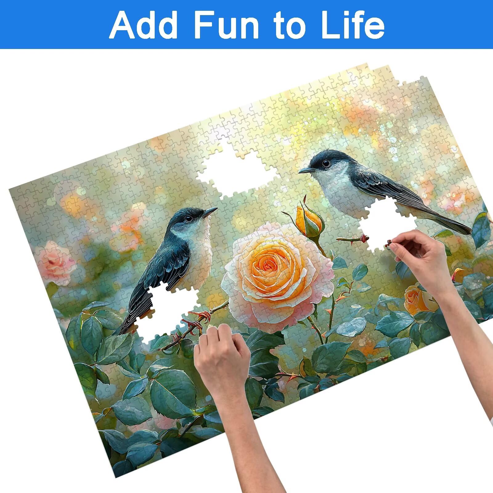 Puzzle 5000 sztuk dla dorosłych dzieci, drewniane puzzle dla dorosłych, łamigłówki dla dorosłych, Wymagające różowe puzzle edukacyjne gry rodzinne, łamigłówka z pudełkiem do dekoracji domu, prezent