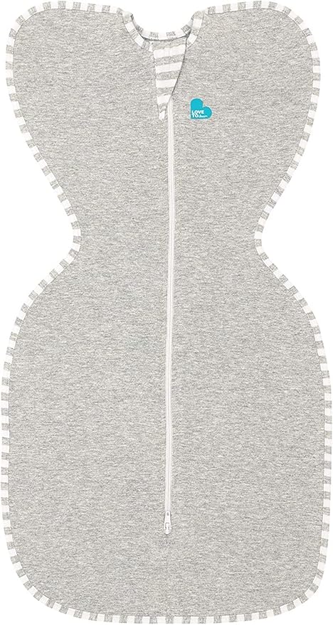 Love to Dream Swaddle UP 1.0 TOG Sleep Sack, Gray, Medium