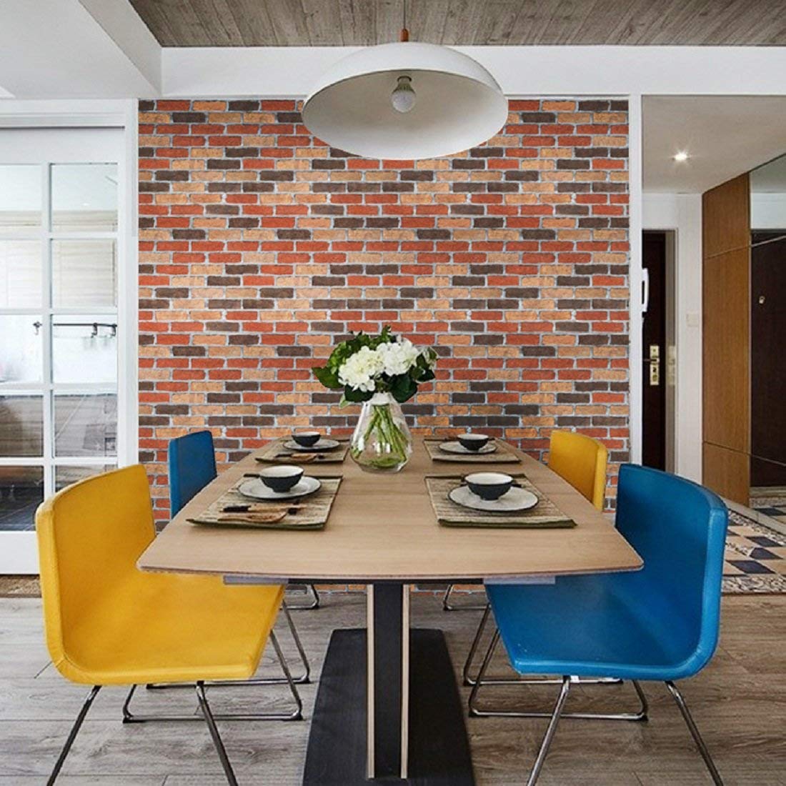 See full amazon price history chart for WOW Interiors Multi Brick SELF Adhesive Wallpaper for Living Room Bedroom Office Hall Corridor Peel and Stick Vinyl Wallpaper 200*45Cm-9Sqft WOW Interiors Multi Brick SELF Adhesive Wallpaper for Living Room Bedroom Office Hall Corridor Peel and Stick Vinyl Wallpaper 200*45Cm-9Sqft (B07YG3FC1B) Amazon Price History, Amazon Price Tracker