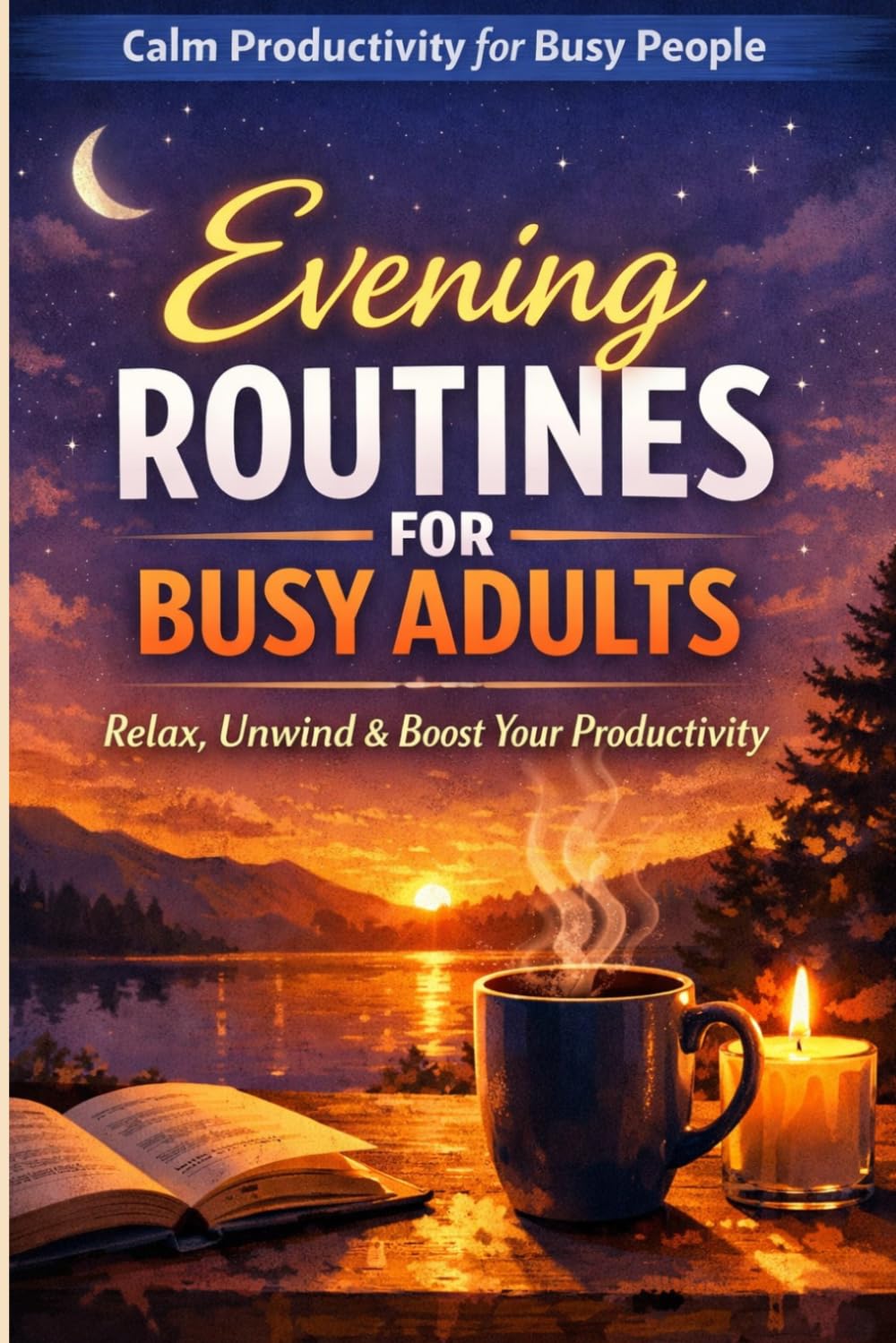 Evening Routines for Busy Adults: Simple, Realistic Habits to Unwind, Reduce Stress, and Build a Calm, Productive Life Without Burnout (Calm Productivity for Busy People)