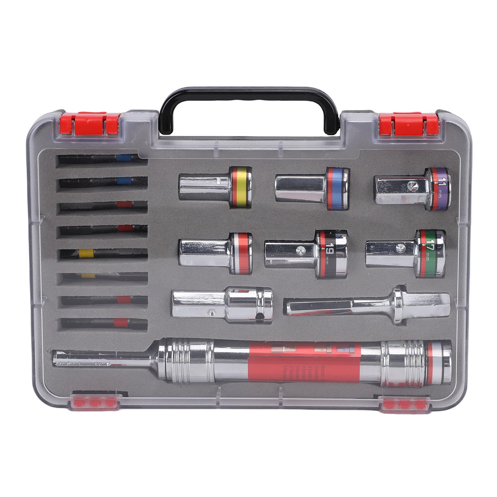 Juego de Dados y Puntas Kit de Dados Hexagonales de Taladro de Impacto Duradero para Trabajos Pesados, Extensión de Brocas Eléctricas para Instalación en Gabinetes
