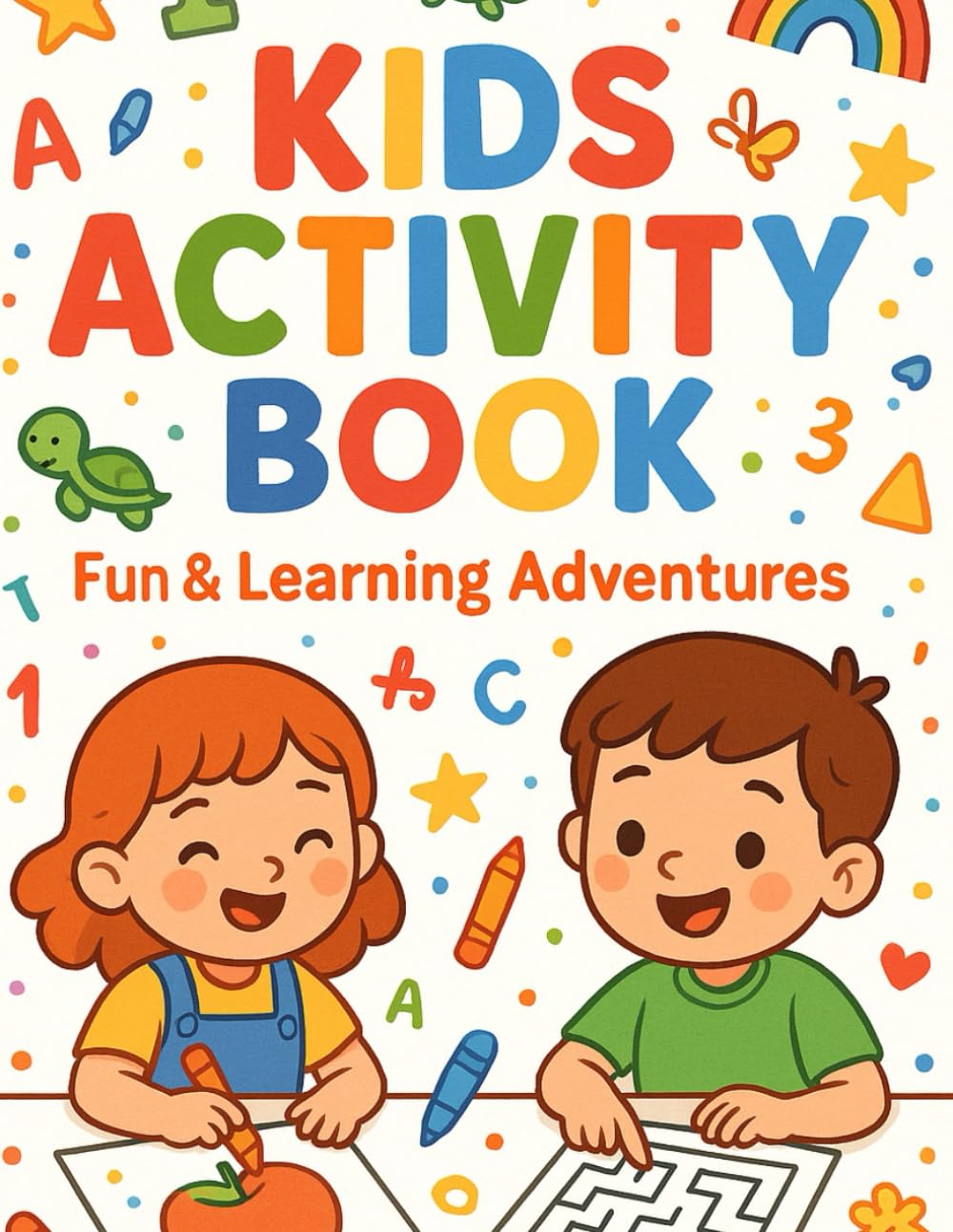 KIDS ACTIVITY BOOK: FUN & LEARNING ADVENTURE