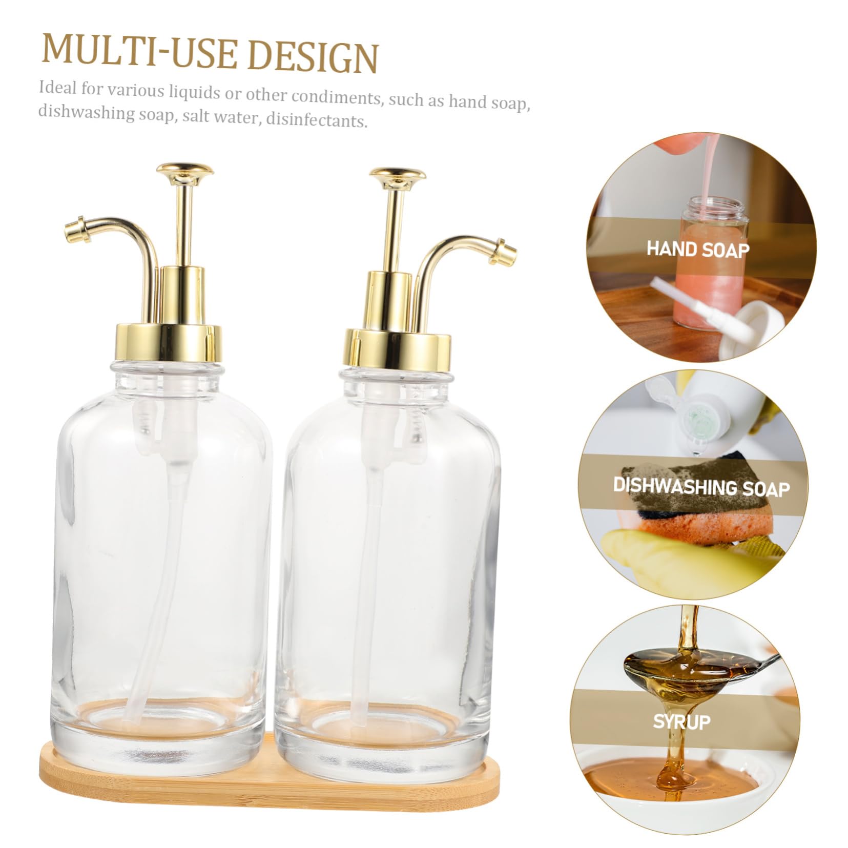 HAPINARY Multi-function Coffee Syrup Dispenser Bar Syrup Pump for Bar Accessories Simple Syrup Bottles