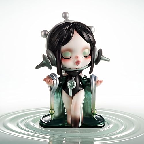 Miniatura 5 de POP MART SKULLPANDA - Figuras de la serie The Sound, 12 juguetes coleccionables aleatorios en caja ciega de SKULLPANDA, para decoración del hogar y