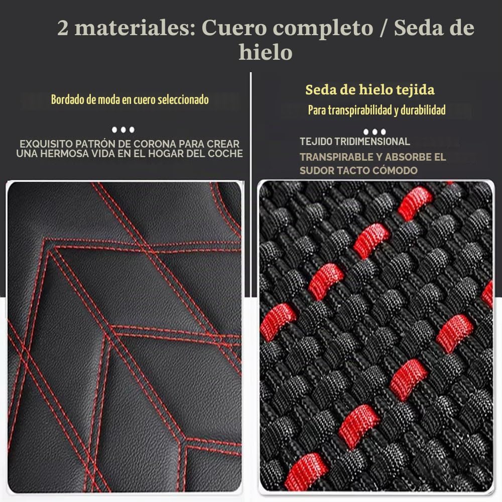 Camiones Fundas Asientos Camión Juegos de Cubreasientos Compatible con para IVECO Eurocargo S-Way X-Way Trakker S-Way NP 2010-2026 1SEAT,Style A Left-Black Napa