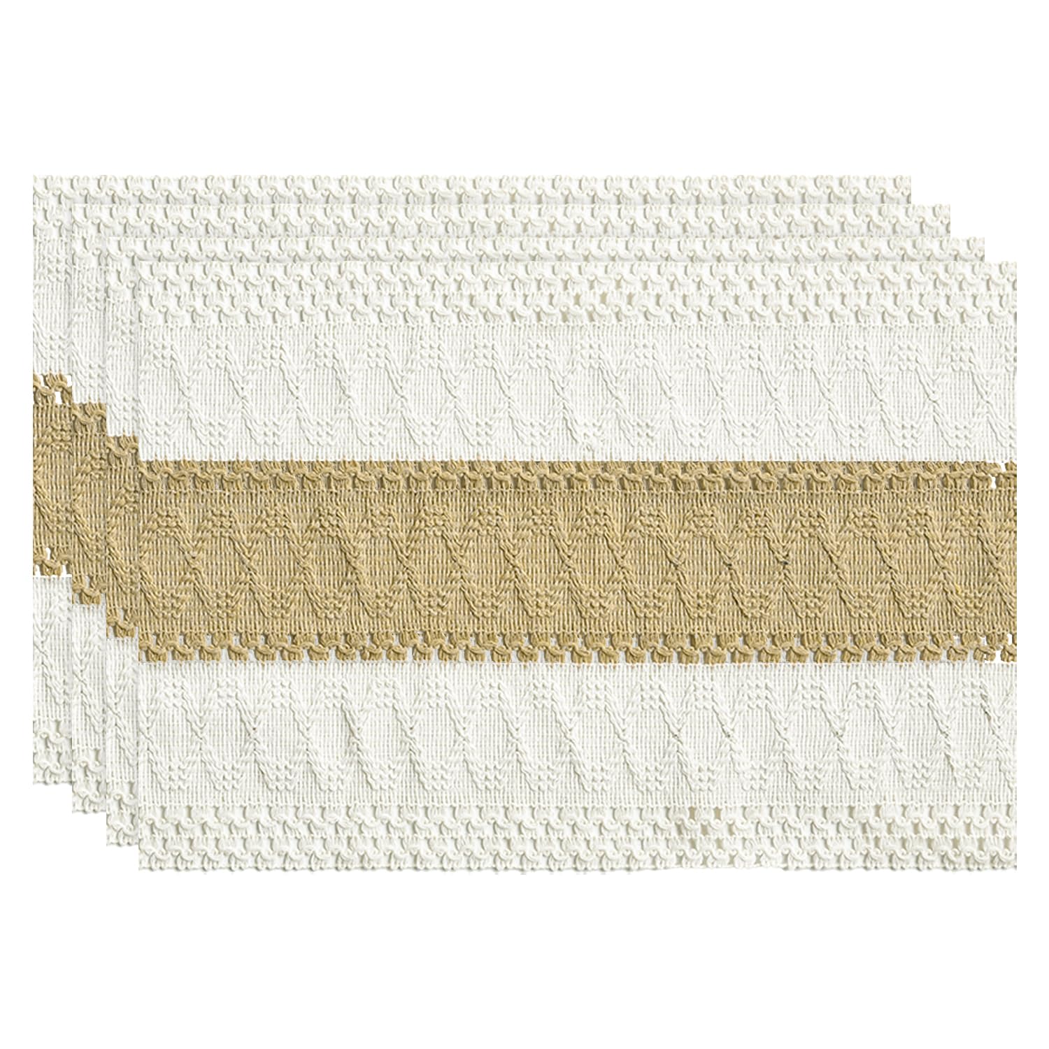 Photo 1 of Artoid Mode Rustic Placemats Set of 4 - 12x18 Inch