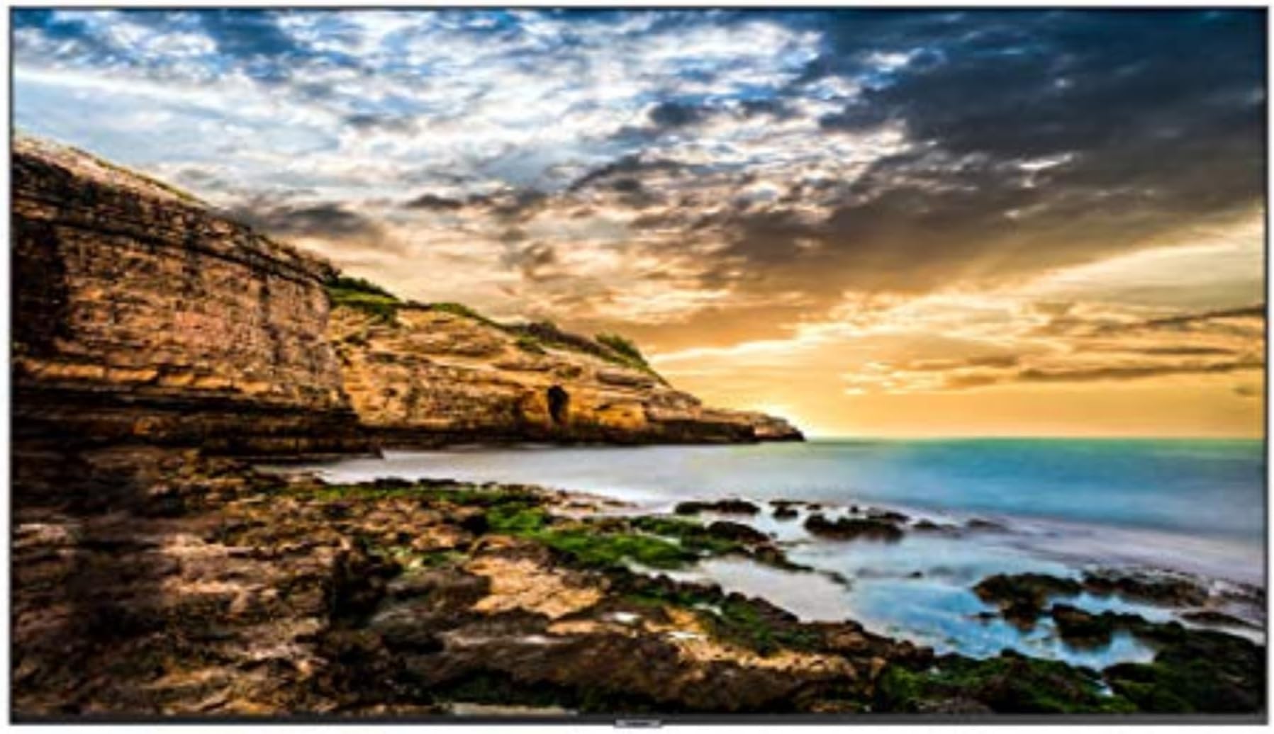 Business QE55T 55-inch 4K UHD 3840x2160 LED Commercial Signage Display, HDMI, USB, Speakers, 3-Yr Warranty, 16/7 Operation, 300 nit (LH55QETELGCXGO), Black