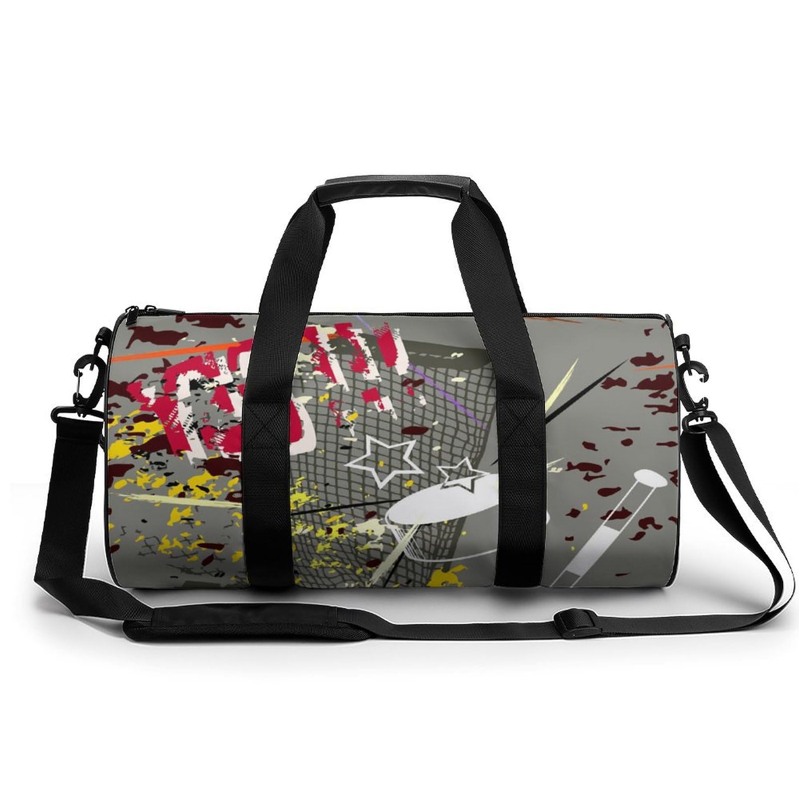 Hockey sur Glace Sac De Sport Gym Sac De Voyage Sac Week-End Duffel Bag pour Camping Randonnée Voyage 45x23x23cm