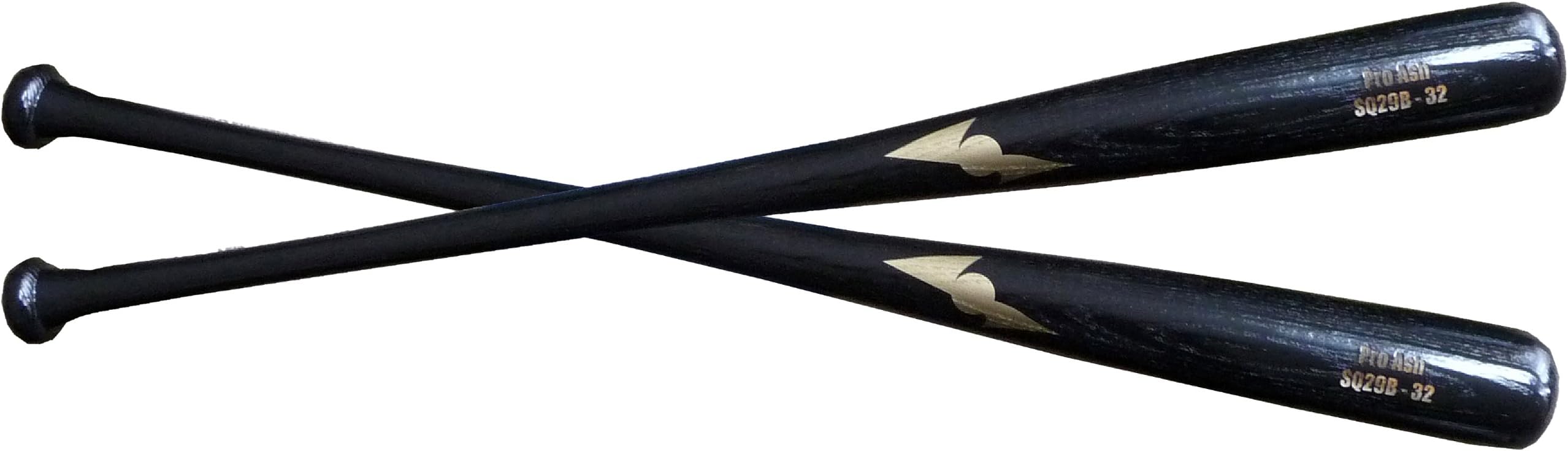 Pinnacle Sports Adult Pro Ash 838 Baseball Bat (Black Handle/Black Barrel, 32-Inch)