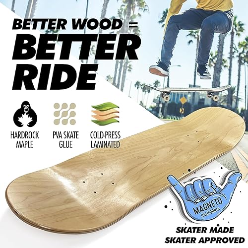 Vista 17 de Magneto Complete Cruiser Starter Skateboard