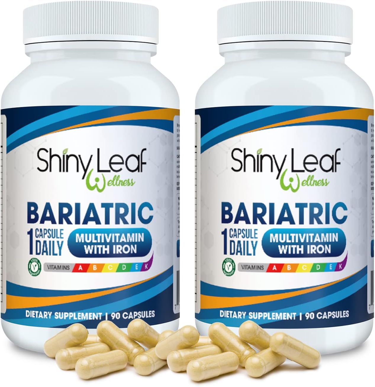 One Daily Bariatric Multivitamin with 45 mg of Iron 90 Ct
